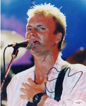 Sting Autographed 8x10 Photo